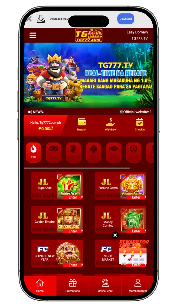 Download Tg777 app