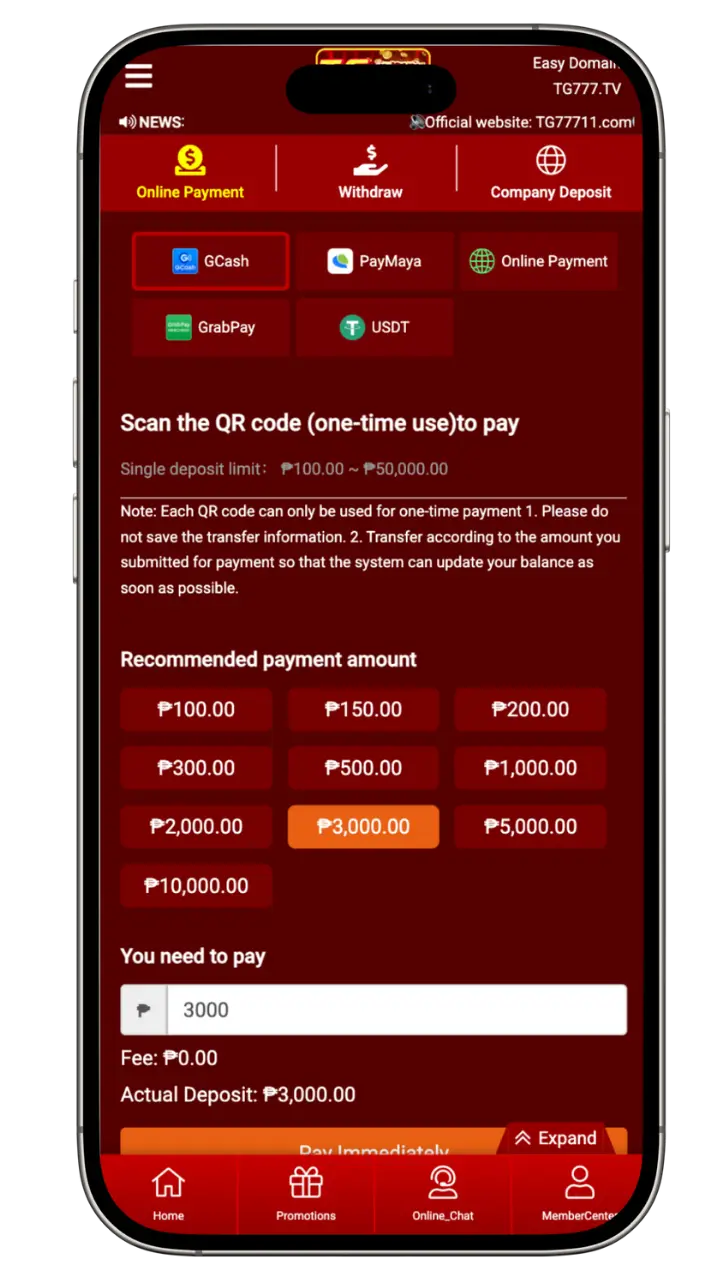 Tg777 Deposit Gcash